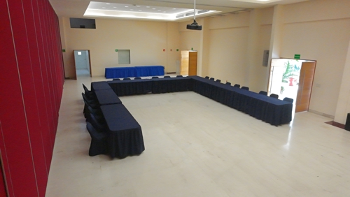 Interior del Salón de Usos Múltiples