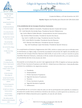 Convocatoria Elección CDN 2026-2028