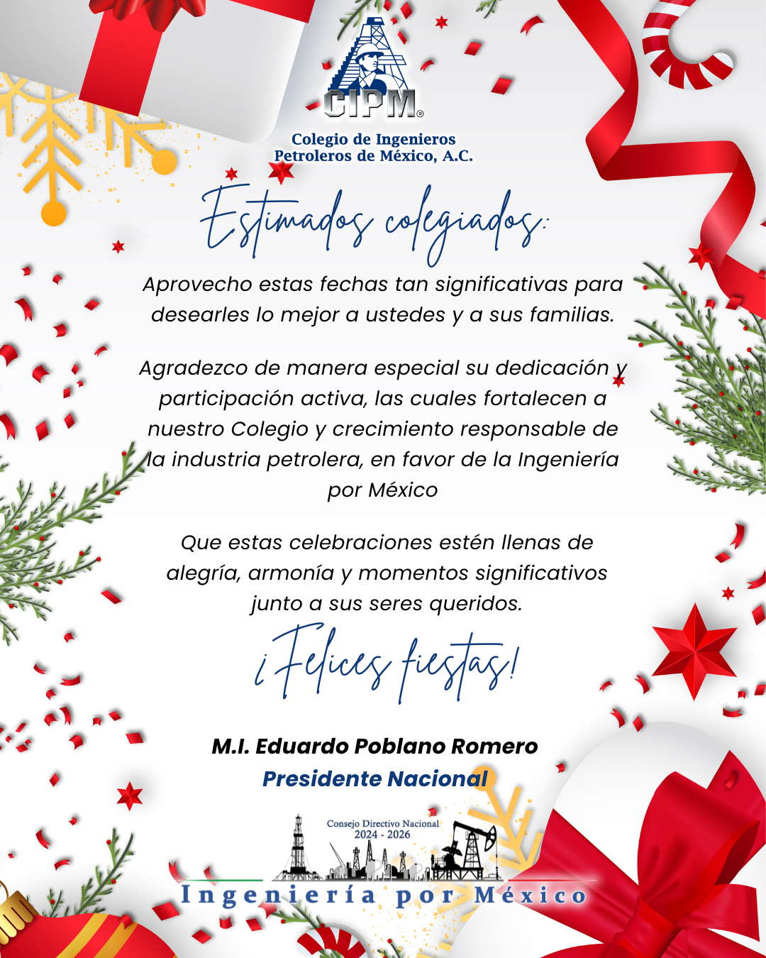 Mensaje del Presidente