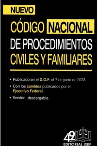 Código Nacional de Procedimientos Civiles y Familiares